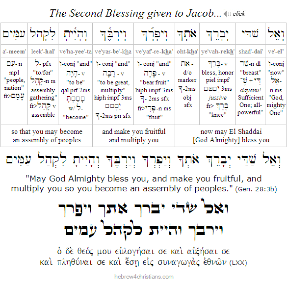 Genesis 28:3 Hebrew Lesson